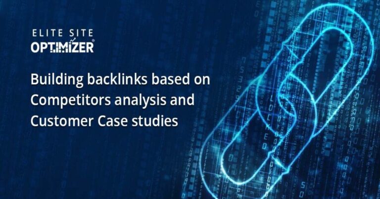 backlinks competitors analysis with customer case studies