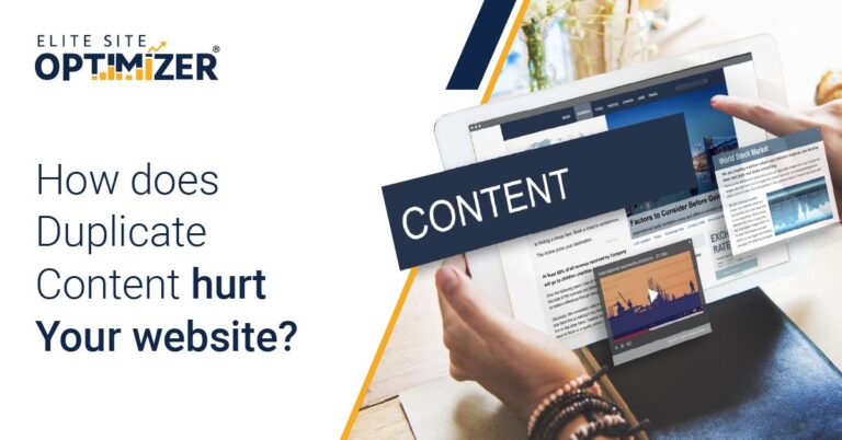 how does duplicate content hurt your website