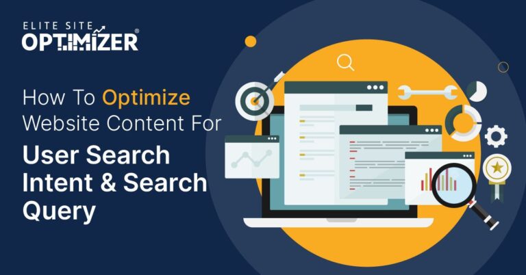 how to optimize website content for user search intent search query