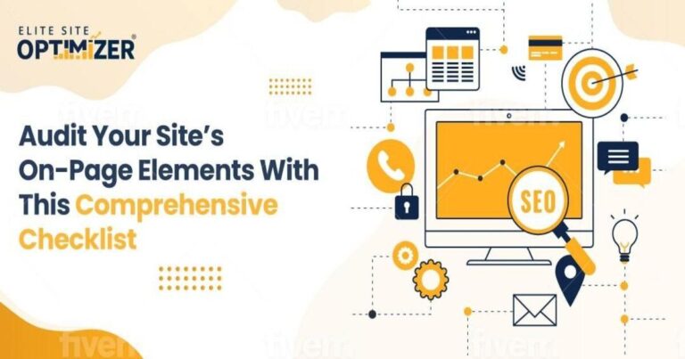 on page audit element checklist