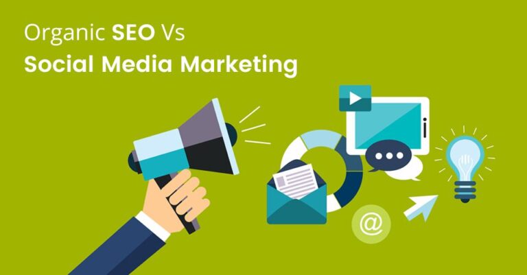 organic seo vs social media marketing