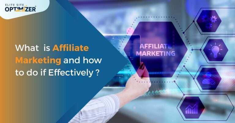 what is affiliate marketing and how to do it effectively